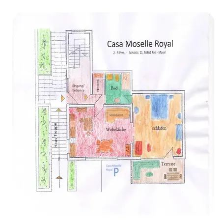 Casa Moselle-royal Koeniglich Urlauben Im Moseltal דירה רייל